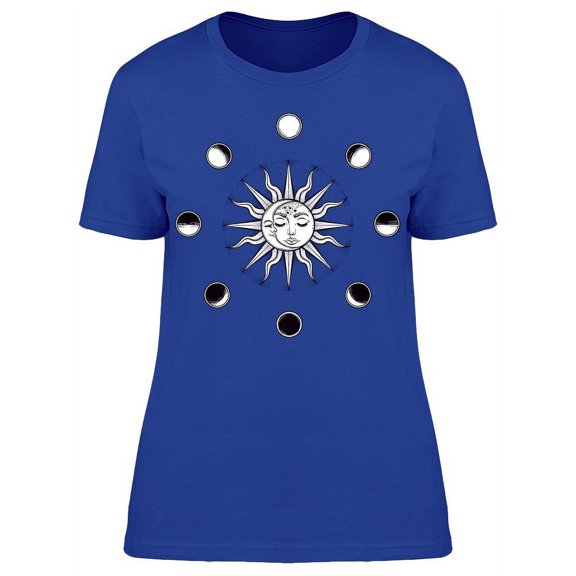 Work Of Moon Sun T-Shirt Women -Image by Shutterstock, Female 3X-Large