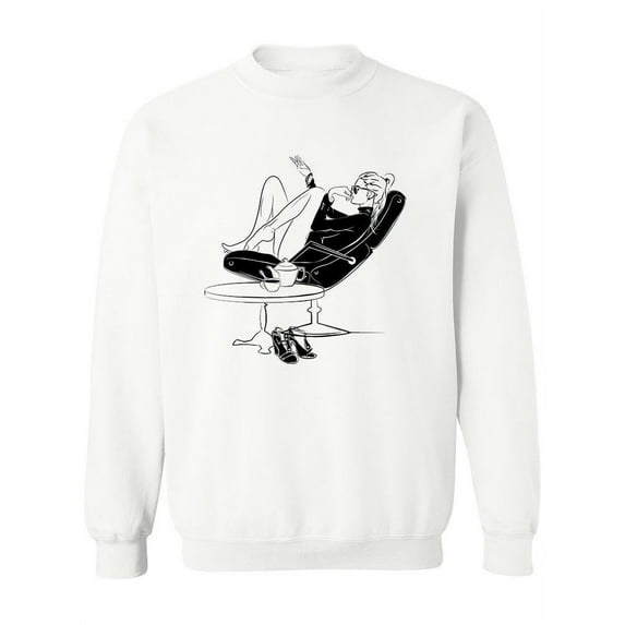 Work Off. Sweatshirt Women -Image by Shutterstock, Female 4X-Large