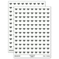 thumbnail image 1 of Work Out Bold Text Gym Exercise 200+ Round Stickers - White - Gloss Finish - 0.50" Size, 1 of 3