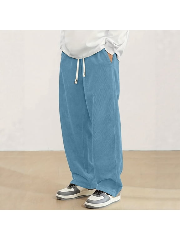 Work Pants for Men Casual Pants for Men with Comfortable Stretch and Pockets Ideal for Everyday Wear and Outdoor Activities Versatile All-Season Trousers for Daily Comfort 3XL