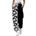 thumbnail image 1 of Work Pants for Women Office Halloween Pumpkin Printed High Waist Fashion Trousers Suitable Bottom Pants Sporty Gym Athletic Fit Travel Hiking Fall Pants with Pockets, 1 of 5