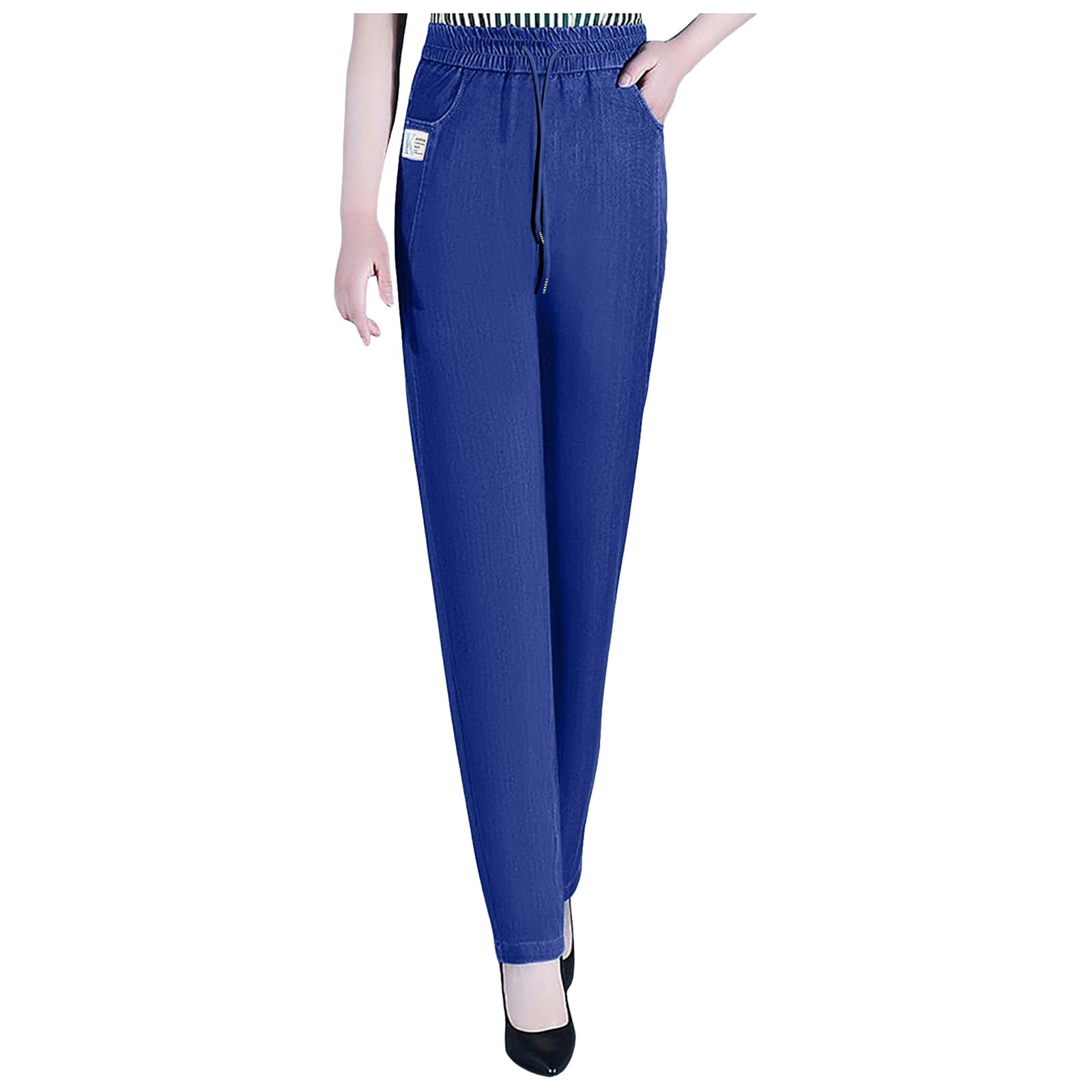 Work Pants Womens Black Low Rise Baggy Jeans for Women y2k Straight ...