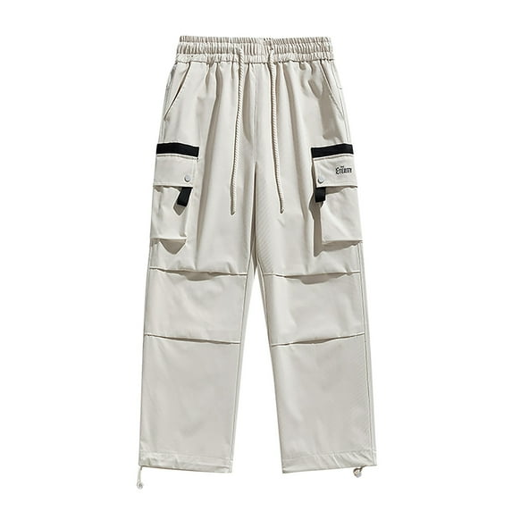 Work Pants for Men's Workwear Full Length Pants Work Pants for Men Construction White 7XL