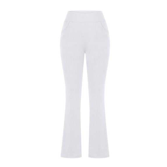 Work Pants for Women 2025 High Waist Stretch Soft Comfy Athletic Workout Yoga Pants Fashion Casual Business Trousers