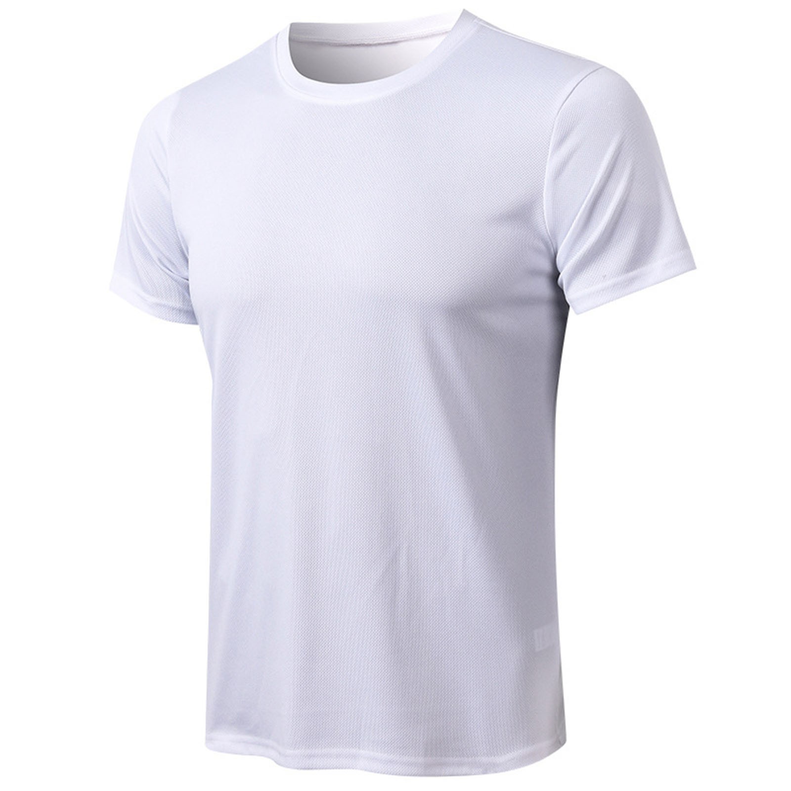 mens white t shirts tight neck