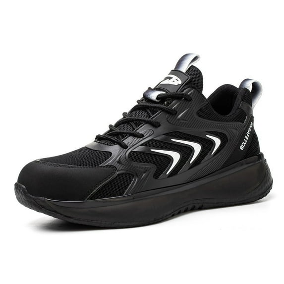 Work Shoes Women's Lightweight Women's Safety Shoes Sporty Steel Cap Shoes Non-Slip Breathable Work Safety Shoes