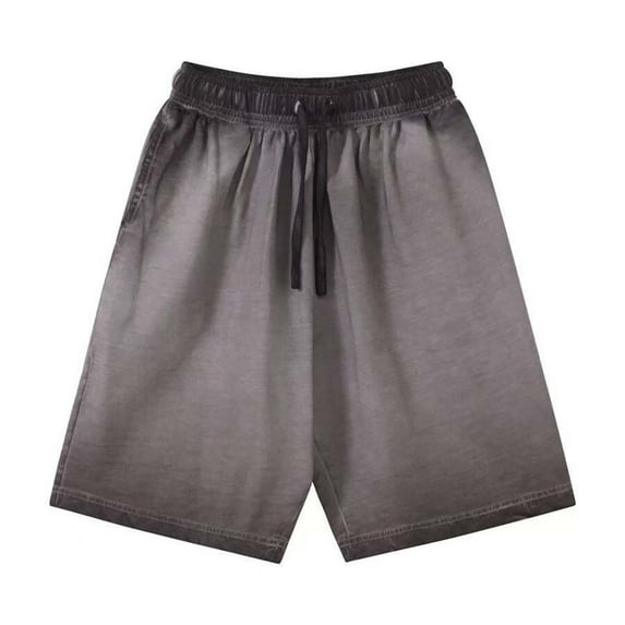 Work Shorts Drawstring Shorts for Men Summer Mens Shorts Mens Athletic Short Mesh Basketball Shorts Gym Men Clothes Clearance Mens Shorts, Gray, 4XL