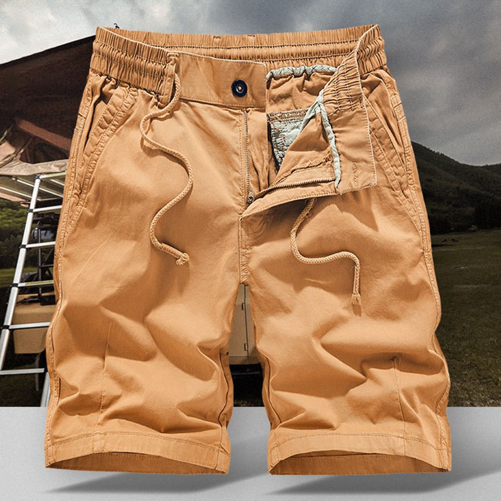Work Shorts for Men Cargo Shorts Outdoor Pocket