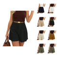 thumbnail image 1 of Work Shorts for Women Summer High Waisted Wide Leg Loose Fit Flowy A Line Businees Casual Shorts, 1 of 7