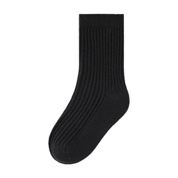 Work Socks Children's Socks Boys Middle Tube Socks Solid Color Socks Soccer Grip Socks Youth Black M