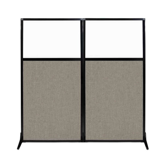 Work Station Screen - W/ Window - Fabric