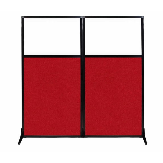 Work Station Screen - W/ Window - Fabric