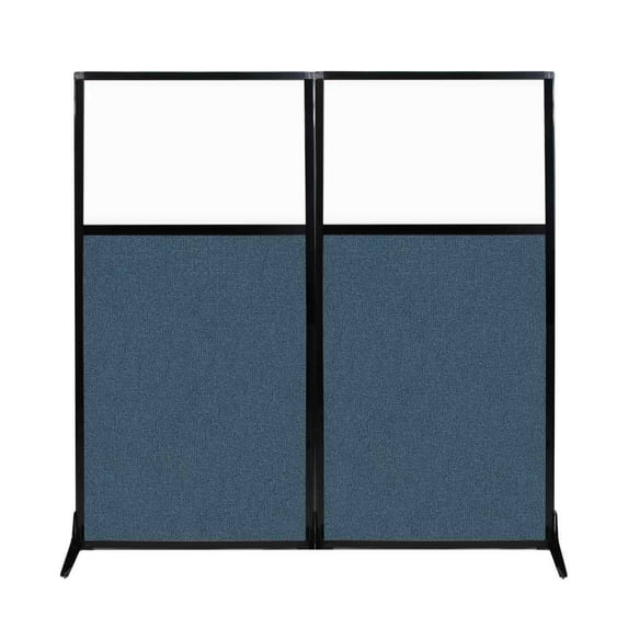 Work Station Screen - W/ Window - Fabric