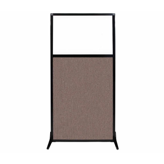 Work Station Screen - W/ Window - Fabric