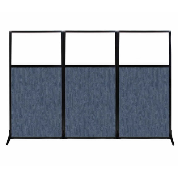 Work Station Screen - W/ Window - Fabric