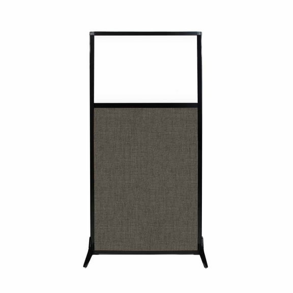 Work Station Screen - W/ Window - Fabric