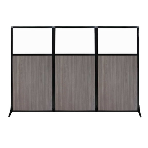 Work Station Screen - W/ Window - Laminate