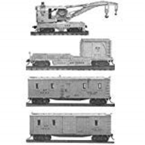 work train set - kit pkg(4) -- undecorated