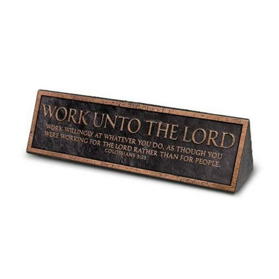 Work Unto The Lord Desk Topper
