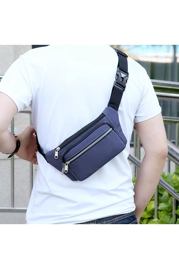 Work Waist Pack,Men’s Belt Bag,Nylon Cloth Fanny Pack,Outdoor Sports Phone Pouch,Lightweight Travel Wallet,Casual Crossbody Essentials Carrier Holiday Gifts