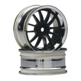 thumbnail image 1 of HPI 3286 Work XSA Whl 26mm Chrm/Blck 3mm Offset (2) HPI3286, 1 of 2