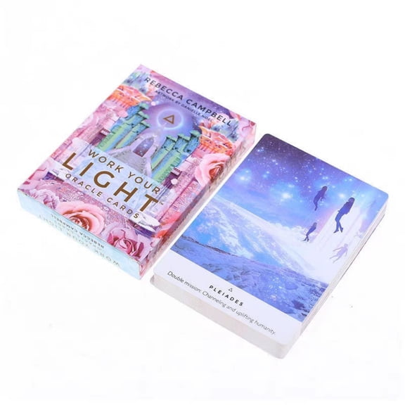Work Your Light Oracle Cards Tarot Party Puzzle Board Game Mysterious Divination Tarot Card