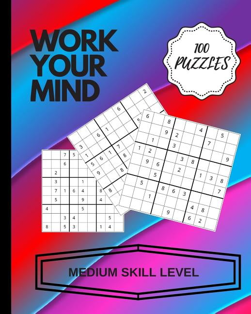 Work Your Mind: Sudoku - Medium Level Challenge, (Paperback)