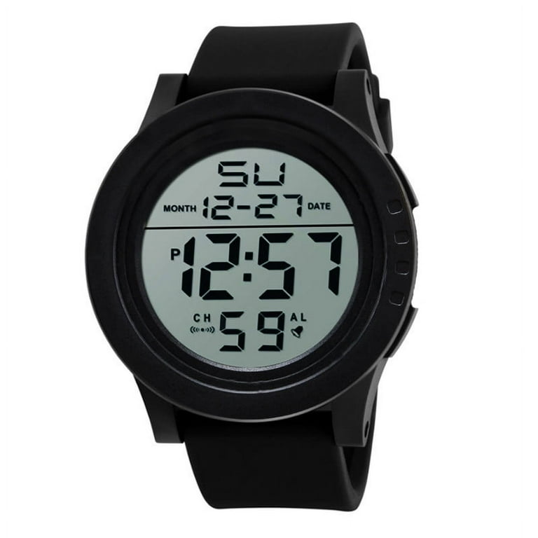 Work for Men Construction LED Digital Quartz Fashion Watch 