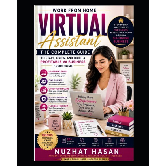 Work from Home Virtual Assistant- Work from Anywhere: Work from Home Success Series, Book 5, (Paperback)