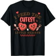 thumbnail image 1 of Work of Heart School Lunch Lady Cafeteria Worker Valentines T-Shirt Shirts, 1 of 3