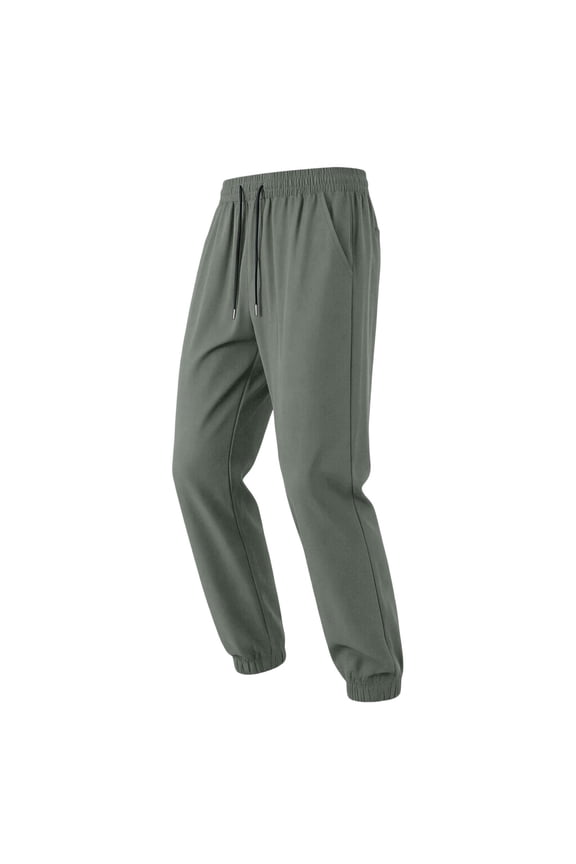 Work out Pants Jerdar Mens Sweatpants Waffle Knit Pants Elastic Waist Drawstring Jogger Sweatpants with Pockets