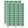 thumbnail image 1 of Work to Tweet About Bird Teacher Student School Sticker Set - Dark Green - Matte Finish - 1.25" Mini, 1 of 7