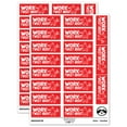 thumbnail image 1 of Work to Tweet About Bird Teacher Student School Sticker Set - Red - Gloss Finish - 2.00" Large, 1 of 7