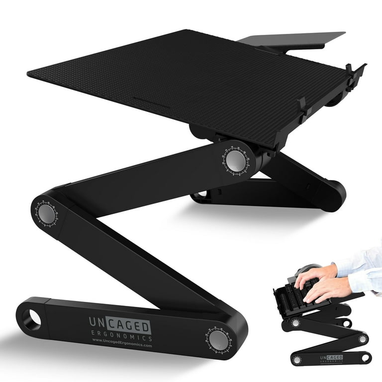 Uncaged Ergonomics Black WorkEZ Keyboard Tray