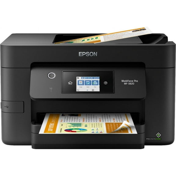 WorkForce Pro WF-3820 Wireless All-in-One Printer - Black