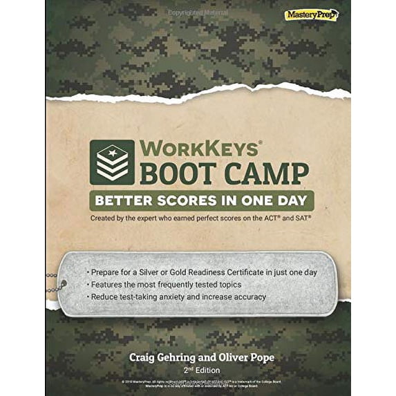 Pre-Owned WorkKeys Boot Camp Paperback