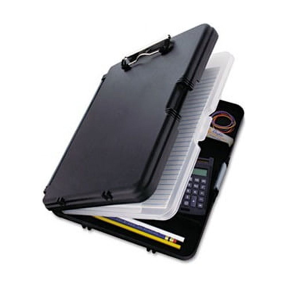 WorkMate II Storage Clipboard 1/2" Capacity, Holds 8-1/2w x 12h, Black/Charcoal