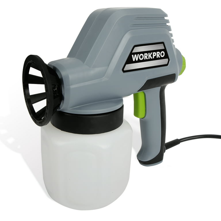 WorkPro 6GPH Electric Paint Sprayer with 0.8mm Nozzle, 120 Volt, Model 2237, Clear