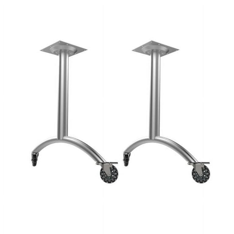 WorkPro Flex Collection Steel Arc Legs Lockable Casters Silver