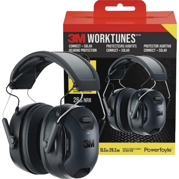WorkTunes Connect + Solar Wireless Bluetooth Earmuffs - Single Pack