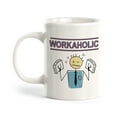 thumbnail image 1 of Workaholic Stick People Design 11oz Coffee Mug, 1 of 3
