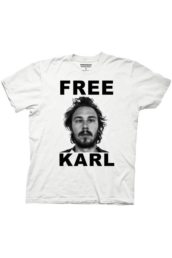 Workaholics - Free Karl Apparel T-Shirt - White