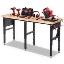 Load Bearing Bench Workbench,ENJOYWOOD Heavy Duty 60 inch Pre-Assembled Design Woodwork ...