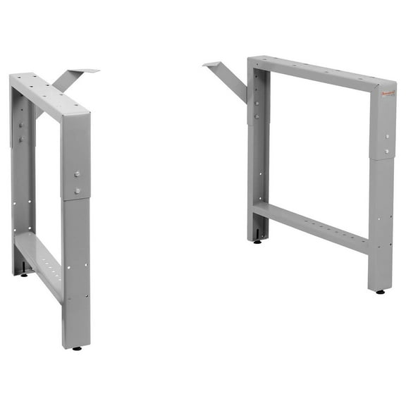 Workbench Table Frame 20" Depth - Grey - 29" to 35" Height Adjustable - by