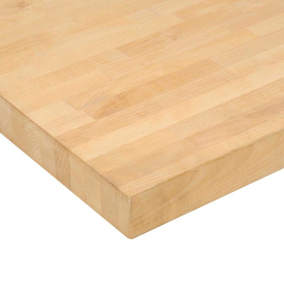Workbench Top - Maple Butcher Block Square Edge, 72" W x 30" D x 2-1/4" Thick