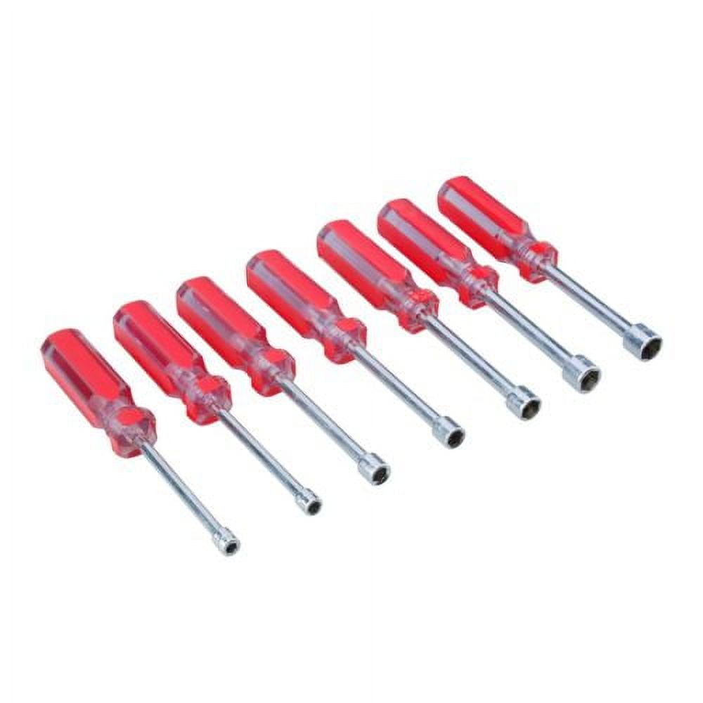 Worker 7 pc Jumbo Hollow Shaft Metric Nut Driver Set 5mm12mm Drop