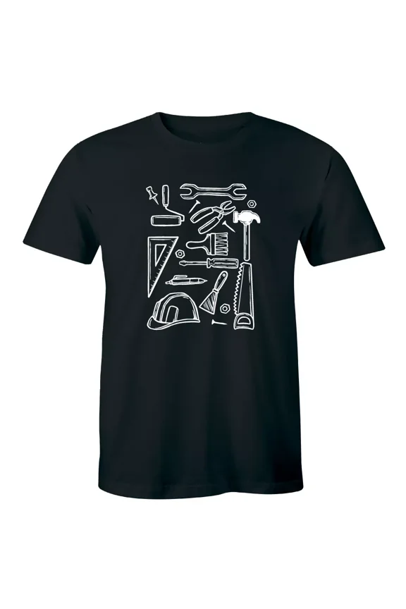 Worker Tools For Construction T-Shirt For Men Gift For Men Women Unisex Tee