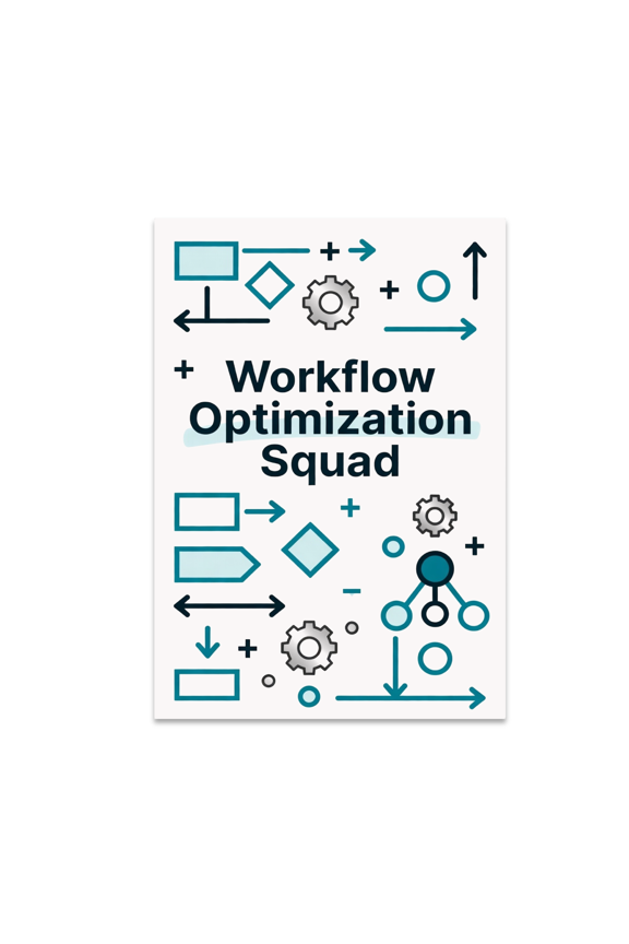 Workflow Optimization Squad Art - Process Improvement Enthusiast - 13x19 Poster Print