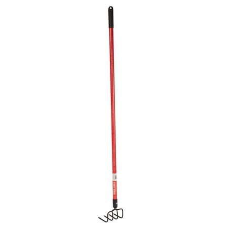 Workforce 48" 4-Prong Fiberglass Cultivator - 16 Gauge Steel Head