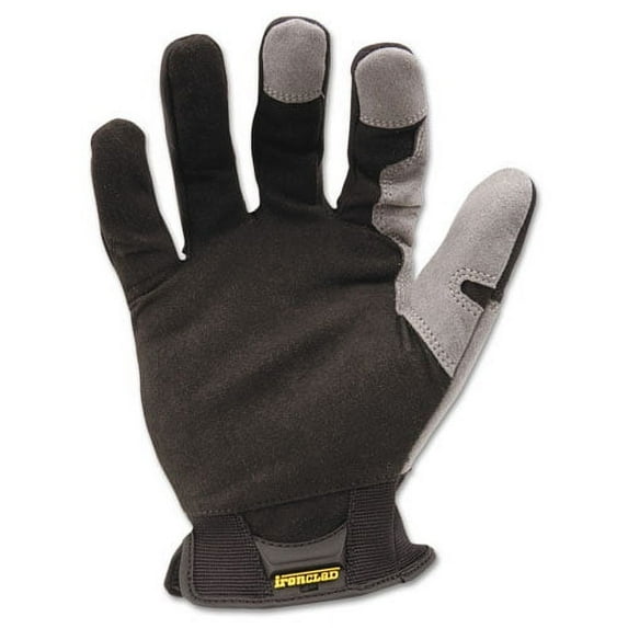 Workforce Glove, Large, Gray/black, Pair | Bundle of 10 Pairs